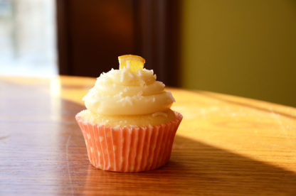 limoncello coconut cupake, lemon curd, cream cheese icing