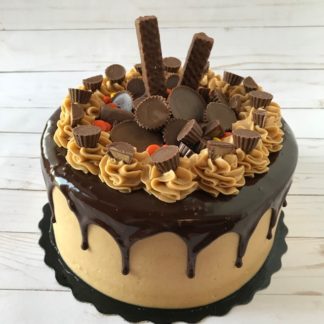 custom cake, peanut butter cake