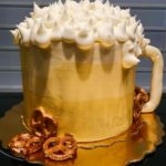 beer cake, adult birthday party, buttercream icing, custom cake