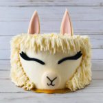 llama cake, birthday cake