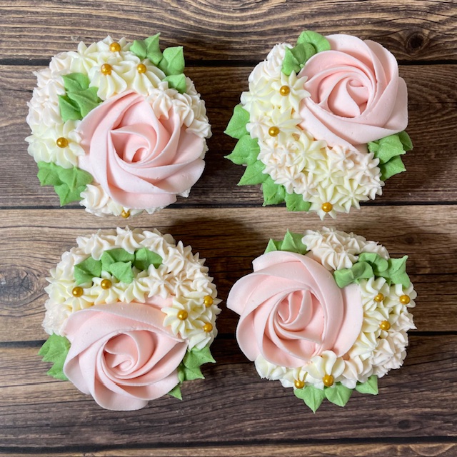Mother's Day Floral Cupcakes