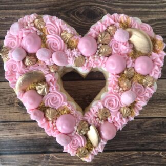 sugar cookie heart, valentines day