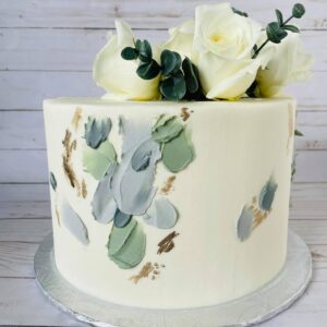 palette cake, buttercream cake, custom cake