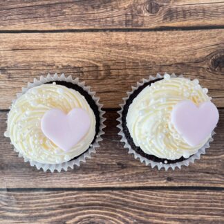 valentine's cupcakes, heart cupcakes